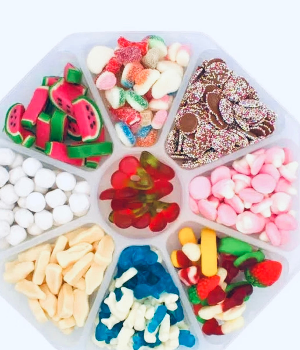 9 section create your own sweet platter