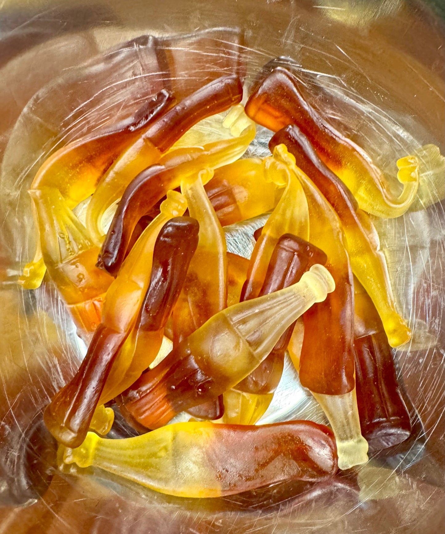 100g giant cola bottles