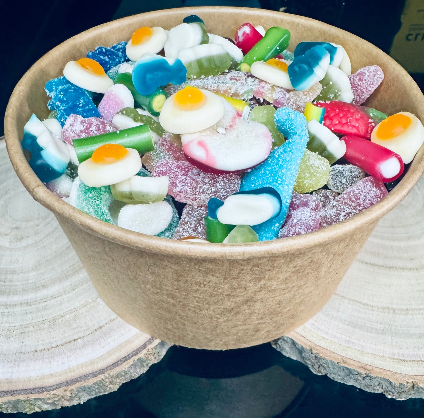 Candy salad bowl