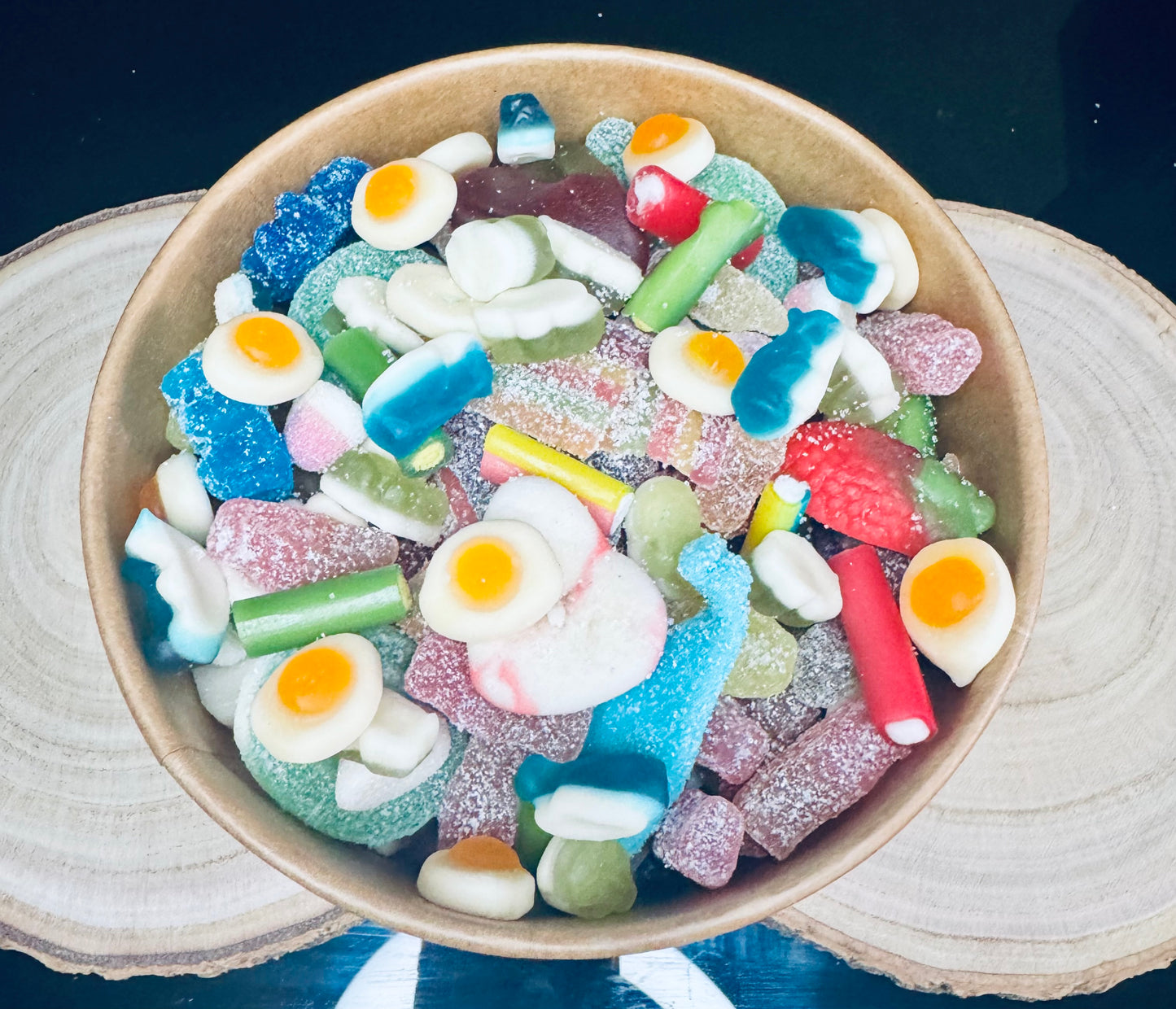 Candy salad bowl