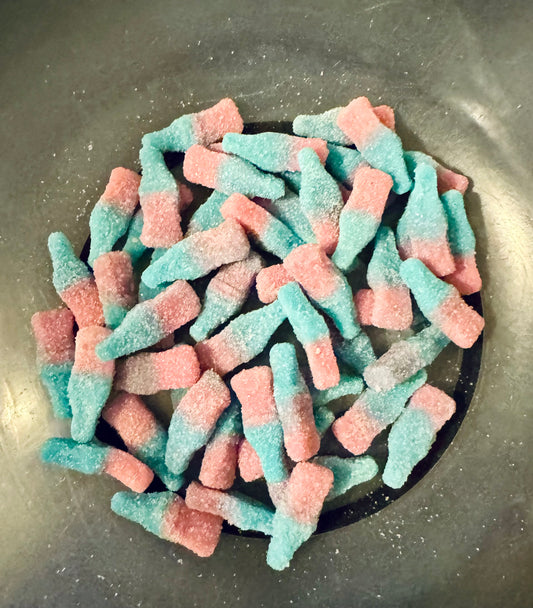 100g Mini bubblegum bottles (GF)
