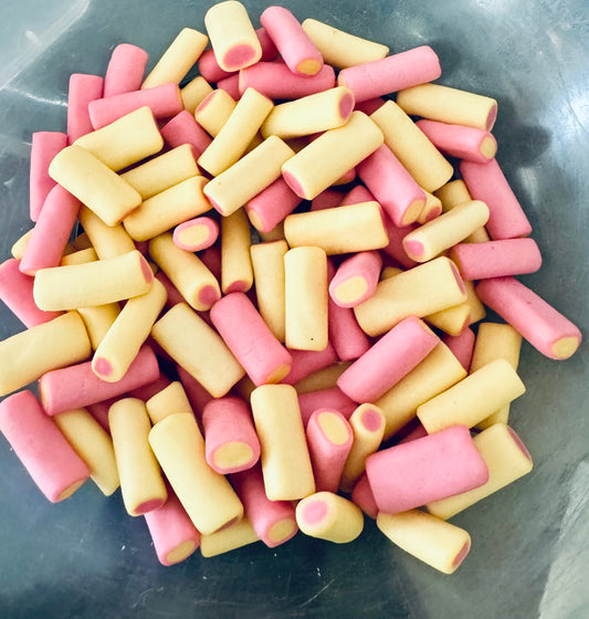 100g rhubarb and custards