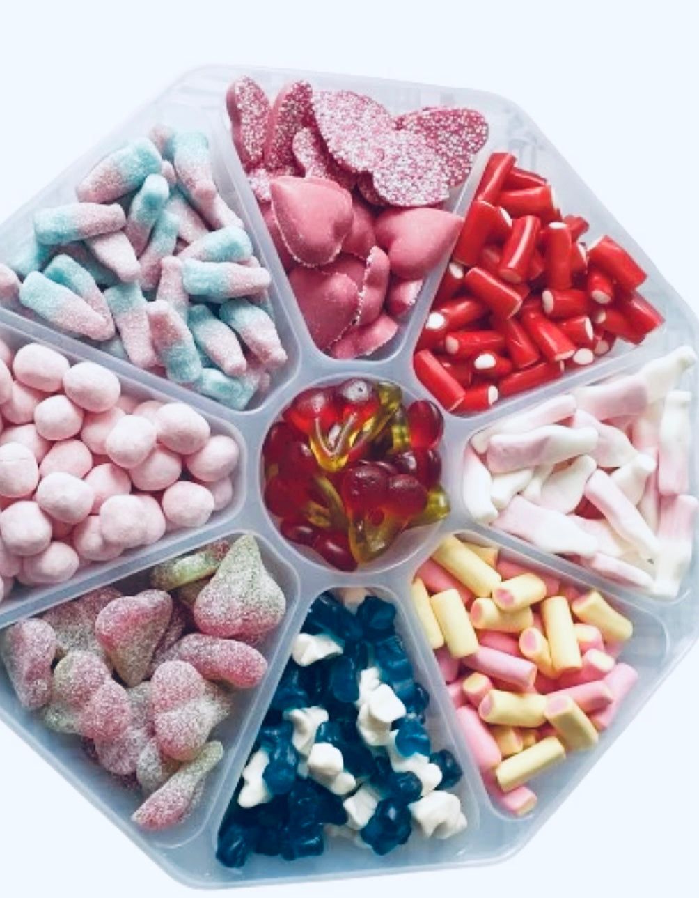 9 section create your own sweet platter