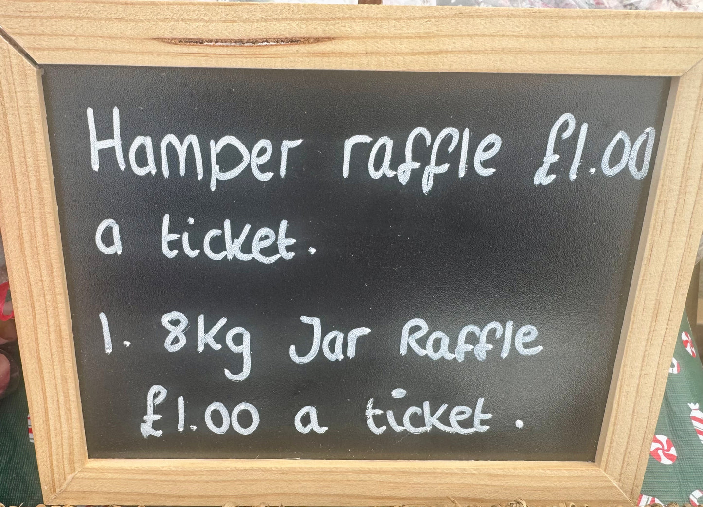 1.8kg jar raffle