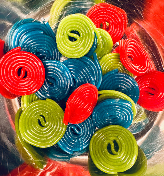 100g fruity wheels