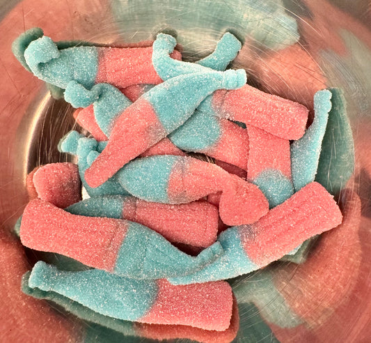 100g Giant bubblegum bottles